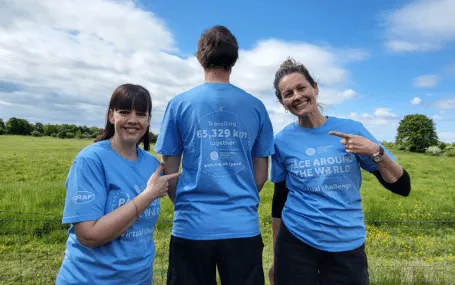 A mighty effort for Pace Around the World challenge
