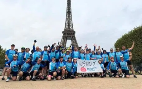 London to Paris cycle surpasses fundraising target