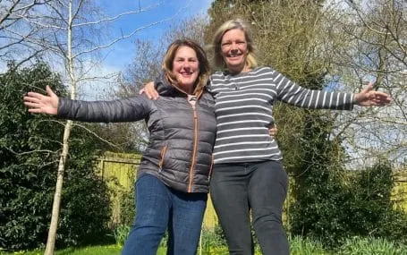 Banbury duo repeat charity challenge at 13,000 feet