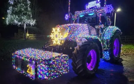 Andy and Chantelle’s Christmas Tractor